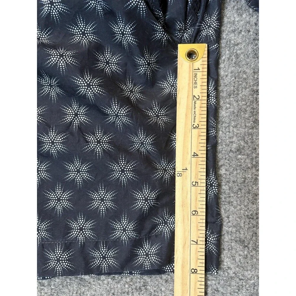 Peter Millar Swim Trunks Mens XL Blue Geometric Print Elastic Waist Mesh Lined